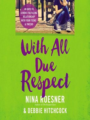 cover image of With All Due Respect